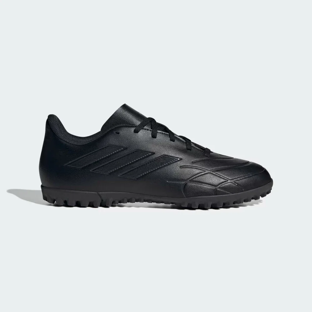 Adidas Copa Pure.4 GY9050 Men's Core Black Leather Turf Football Boots RHS3324